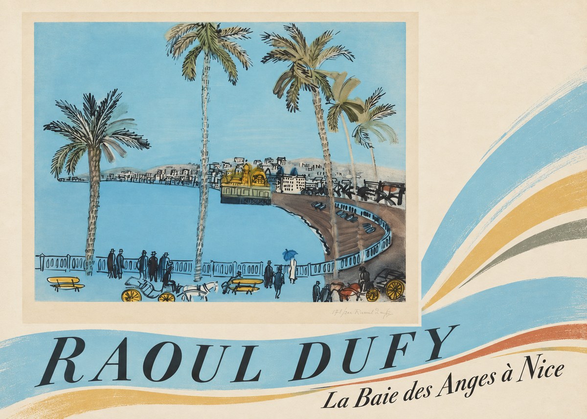 Raoul Dufy La Baie Des Anges À Nice No4 - Affiche