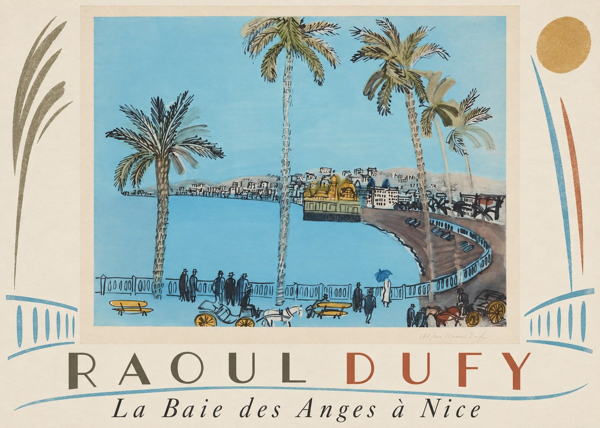 Raoul Dufy La Baie Des Anges À Nice No5 - Affiche