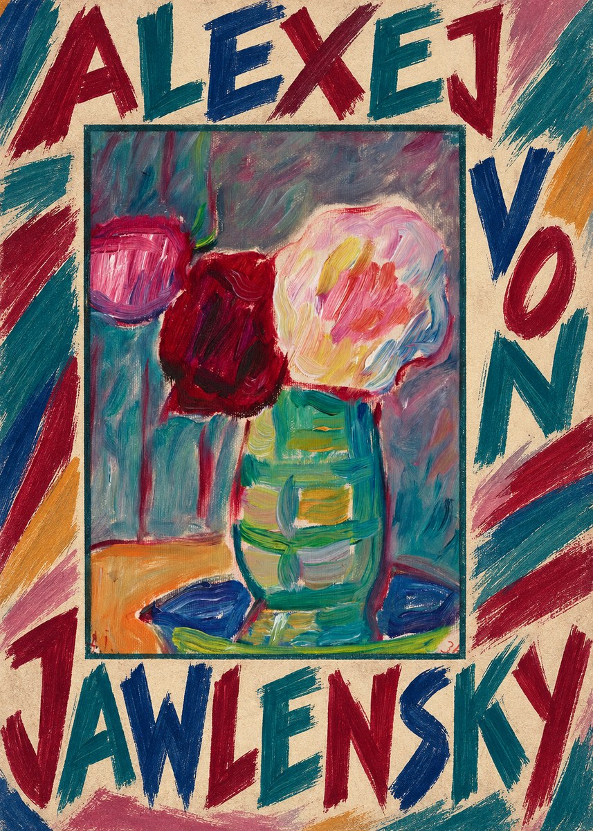 Alexej von Jawlensky Still Life with Flowers No6 - Affiche
