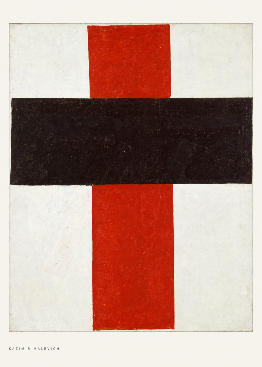 Kazimir Malevich Suprematist Composition I No4 - Affiche