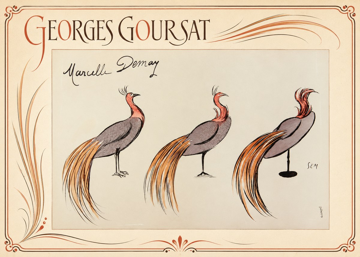 Georges Goursat Marcelle Demay No1 - Affiche