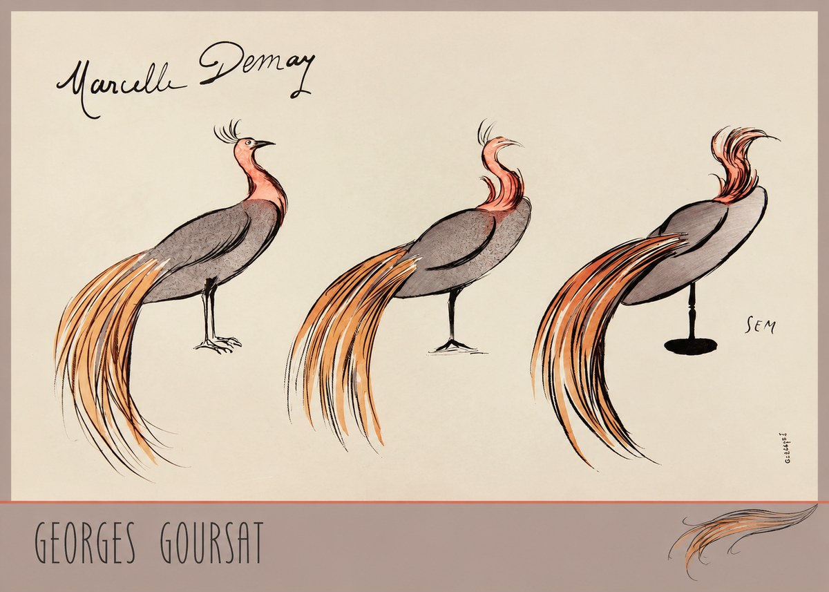 Georges Goursat Marcelle Demay No2 - Affiche