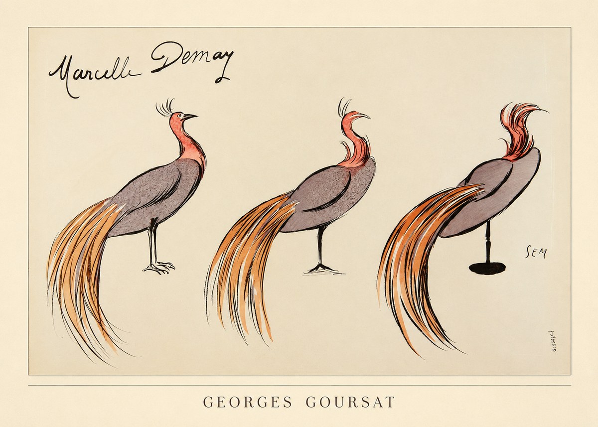 Georges Goursat Marcelle Demay No3 - Affiche