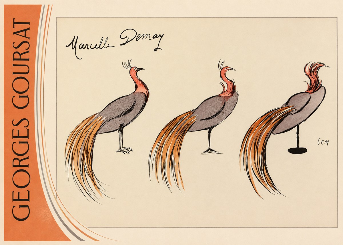 Georges Goursat Marcelle Demay No4 - Affiche