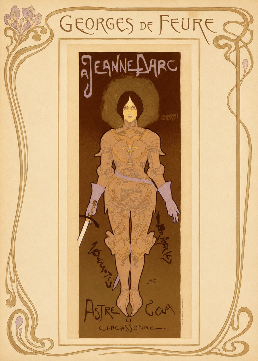 Georges de Feure Jeanne D'arc No1 - Affiche