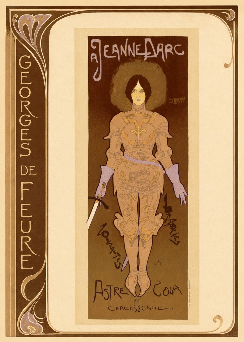 Georges de Feure Jeanne D'arc No2 - Affiche