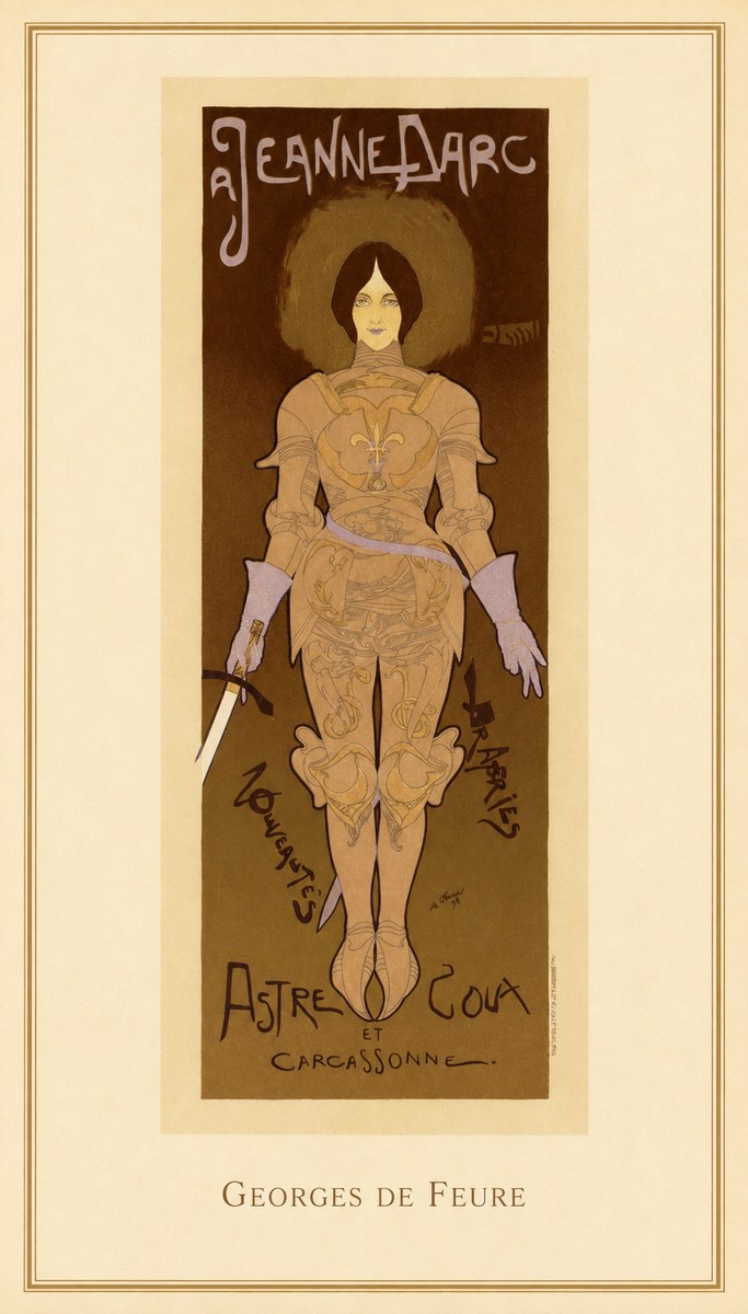 Georges de Feure Jeanne D'arc No4 - Affiche