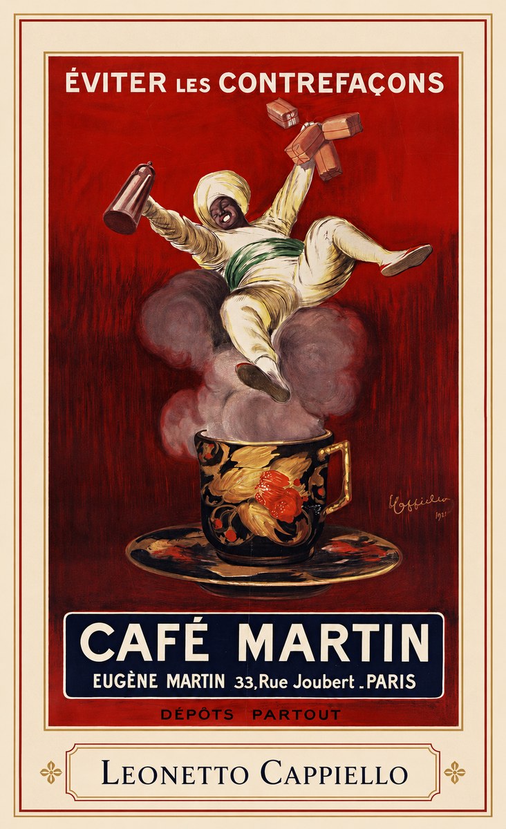 Leonetto Cappiello Café Martin No1 - Affiche