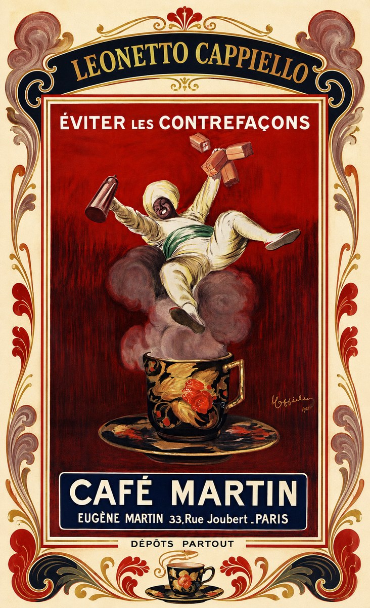Leonetto Cappiello Café Martin No3 - Affiche