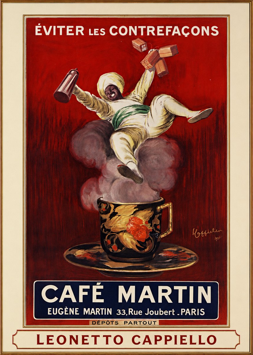 Leonetto Cappiello Café Martin No5 - Affiche