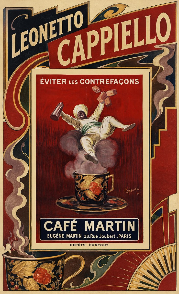 Leonetto Cappiello Café Martin No6 - Affiche