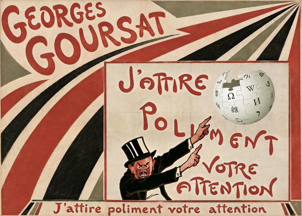 Georges Goursat J'attire Poliment Votre Attention No5 - Affiche