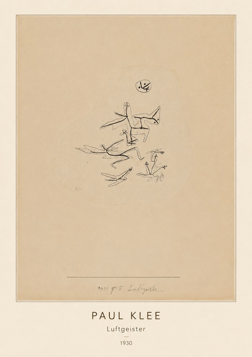 Paul Klee Luftgeister No3 - Affiche