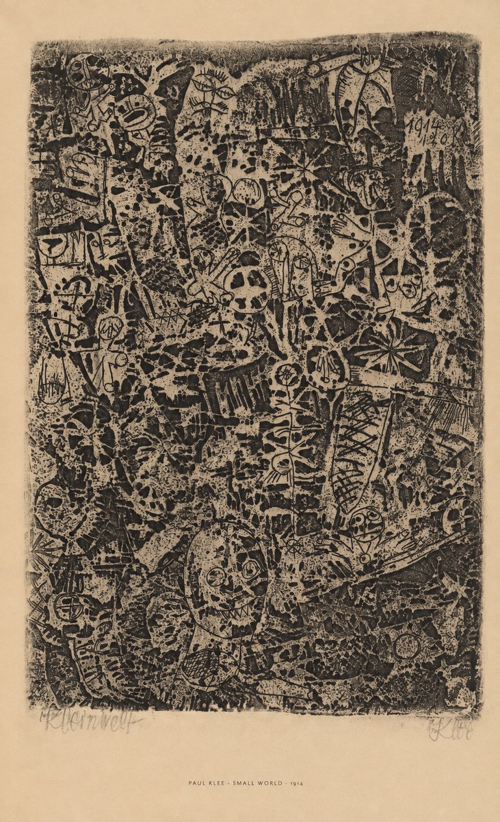 Paul Klee Small World No6 - Affiche