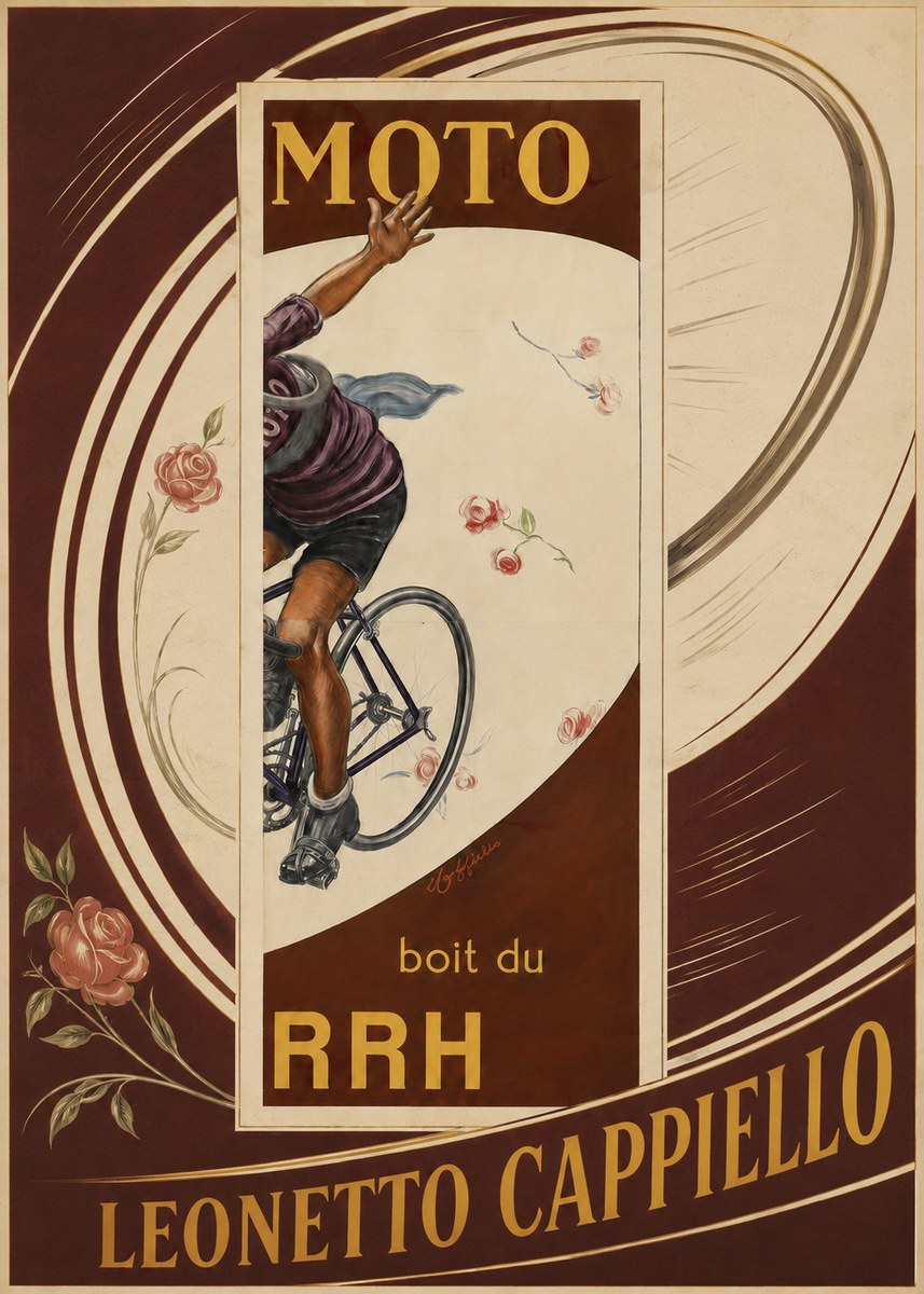 Leonetto Cappiello Moto Rrh No3 - Affiche