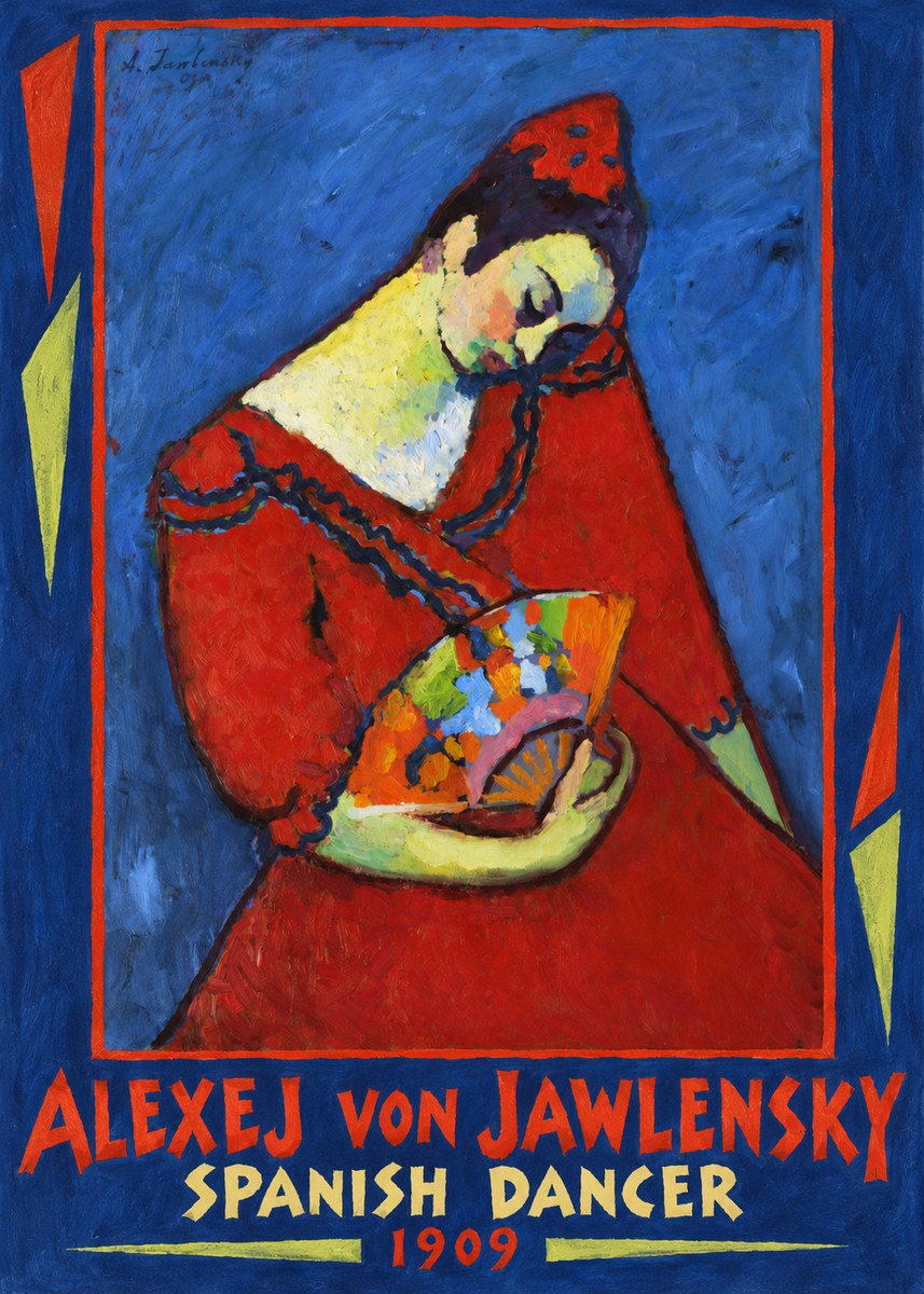 Alexej von Jawlensky Spanish Dancer No2 - Affiche
