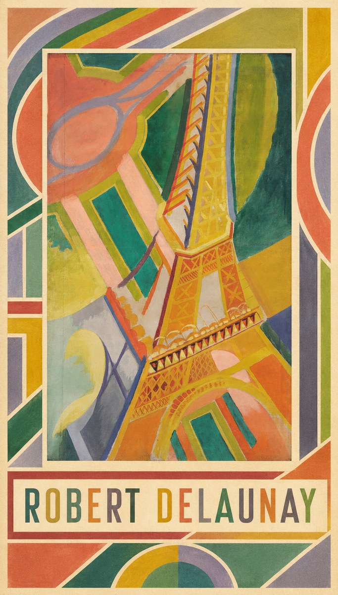 Robert Delaunay The Eiffel Tower No4 - Affiche