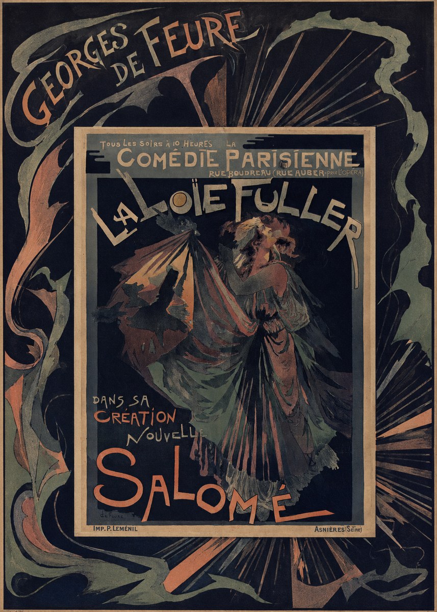 Georges de Feure La Loïe Fuller - Salomé III No4 - Affiche
