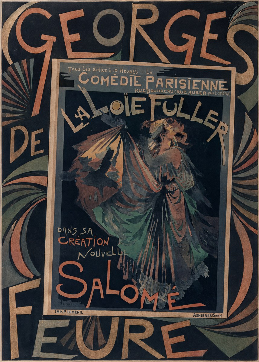Georges de Feure La Loïe Fuller - Salomé III No5 - Affiche