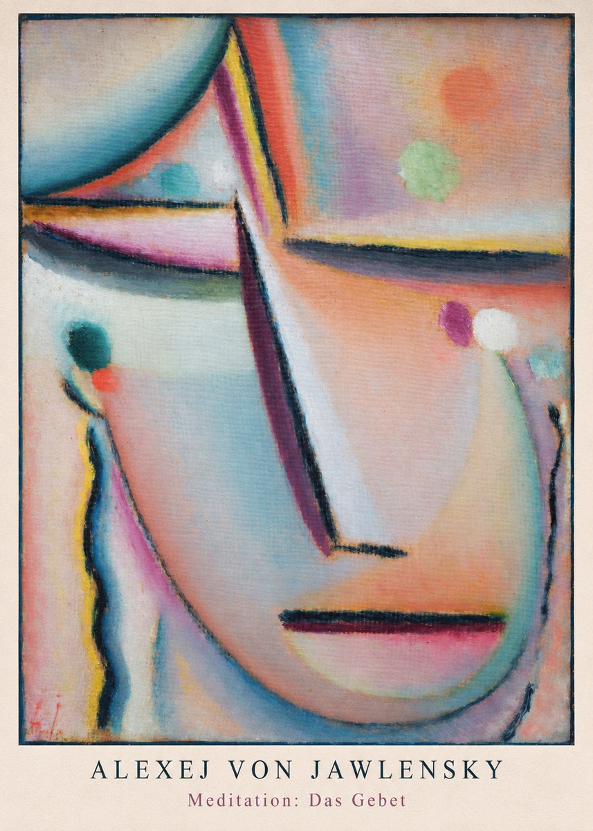 Alexej von Jawlensky Meditation: Das Gebet No6 - Affiche