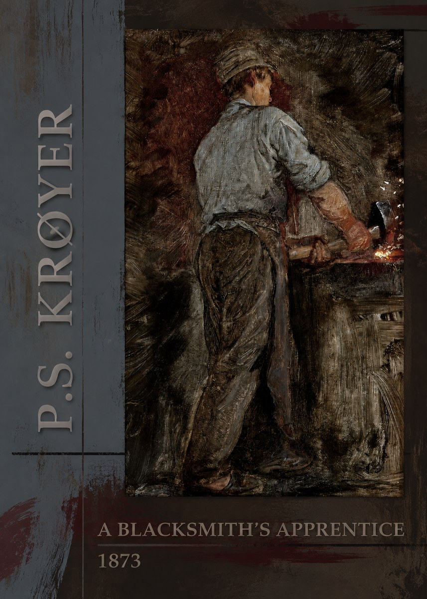 P.S. Krøyer A Blacksmith's Apprentice No2 - Affiche