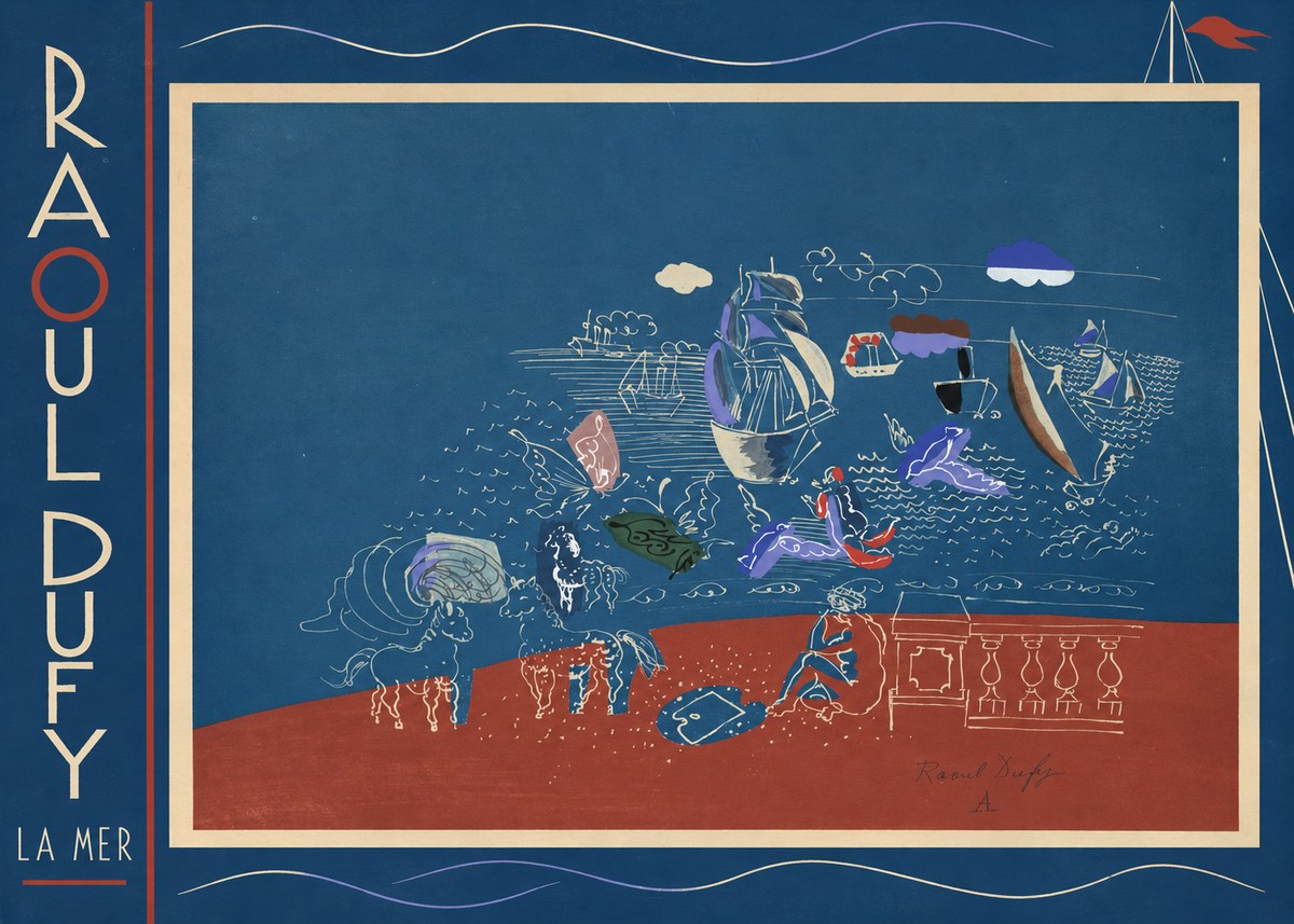 Raoul Dufy La Mer No2 - Affiche