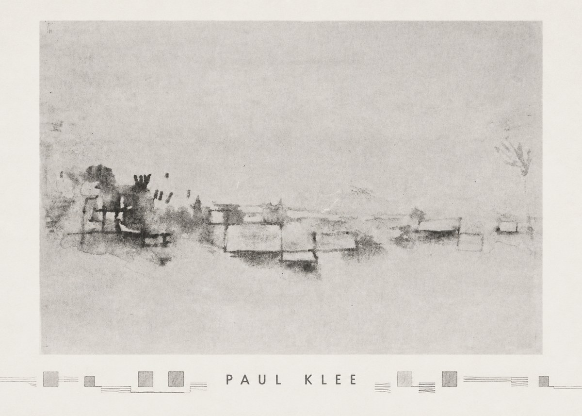 Paul Klee View of the Valley No3 - Affiche