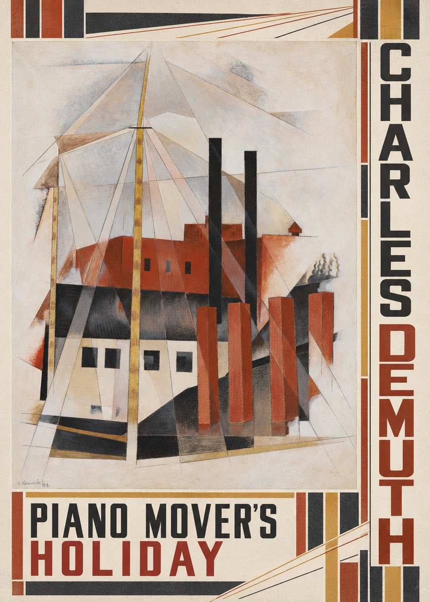 Charles Demuth Piano Mover's Holiday No3 - Affiche