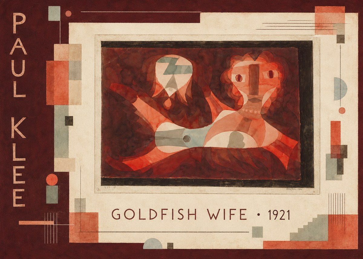 Paul Klee Goldfish Wife No2 - Affiche