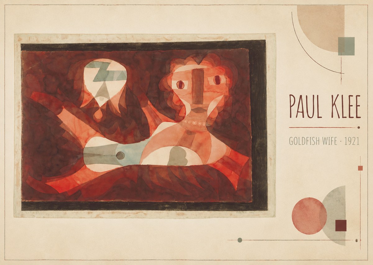 Paul Klee Goldfish Wife No3 - Affiche