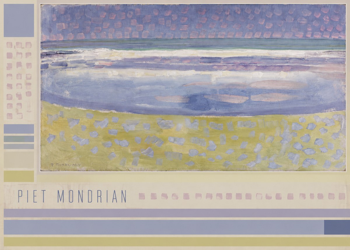 Piet Mondrian The Sea No2 - Affiche