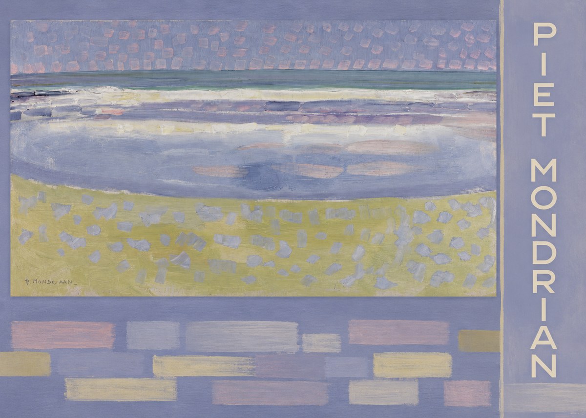Piet Mondrian The Sea No4 - Affiche
