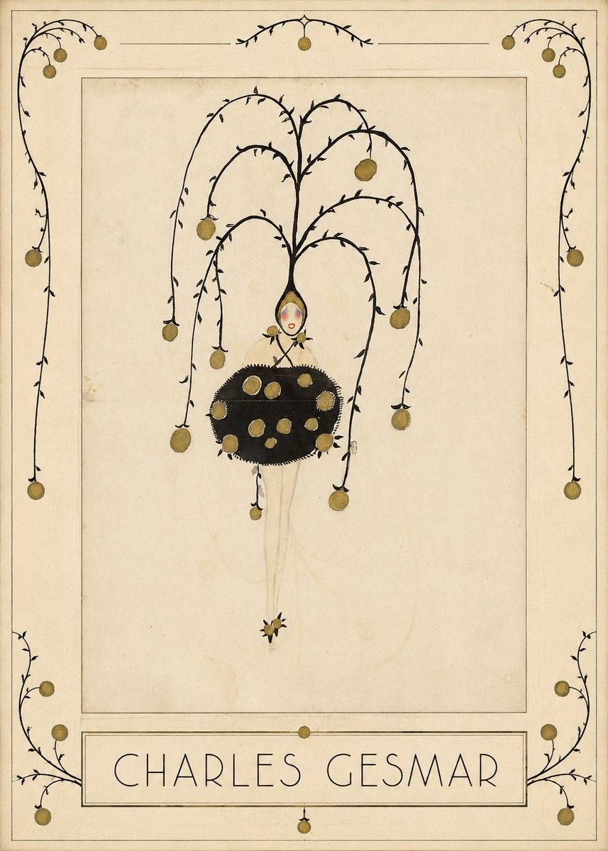 Charles Gesmar Figure with Hanging Orbs No1 - Affiche