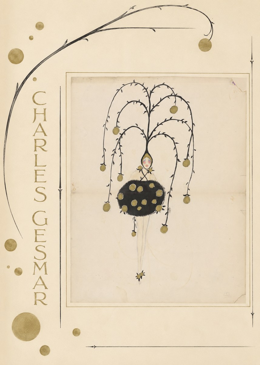 Charles Gesmar Figure with Hanging Orbs No3 - Affiche