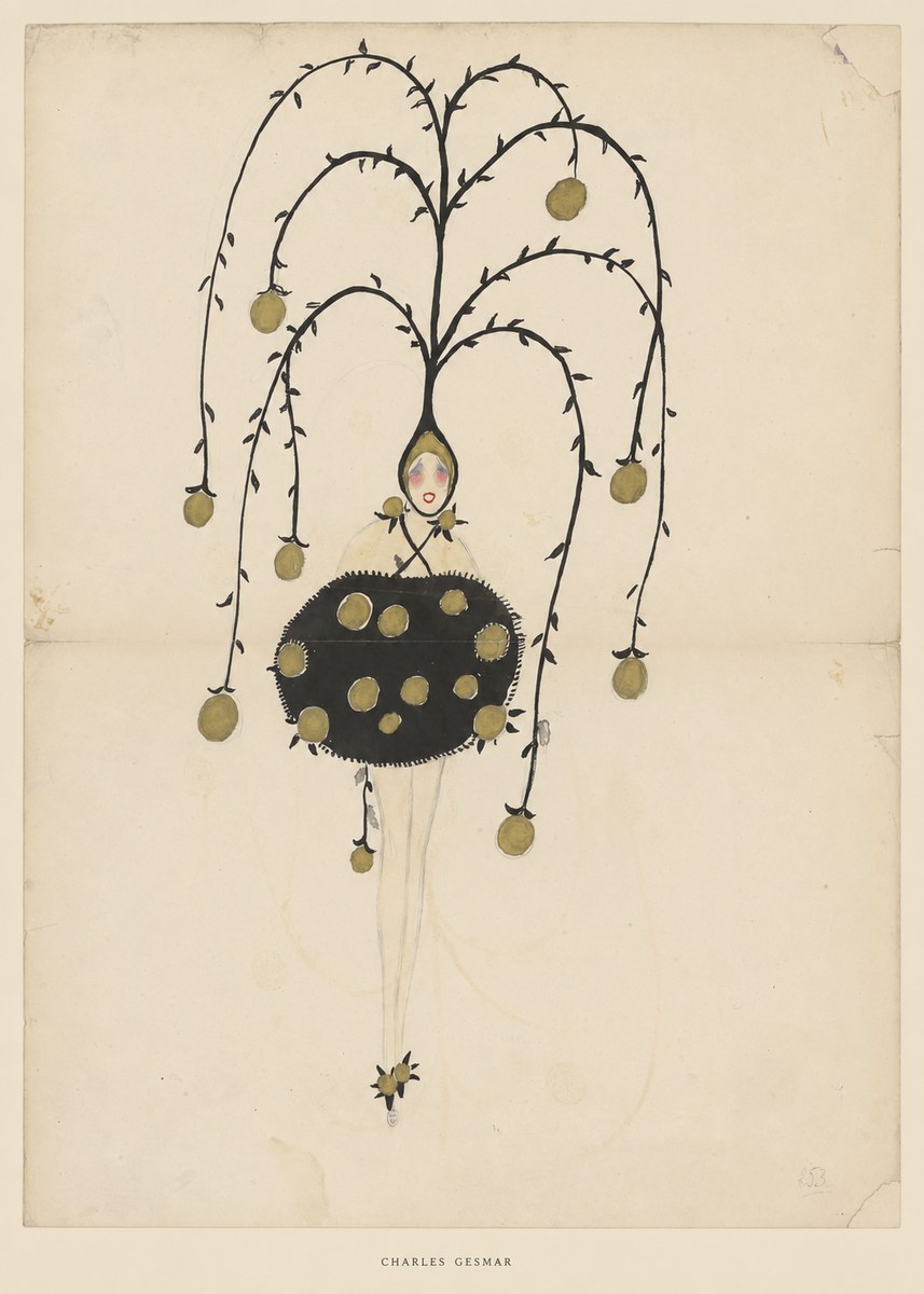 Charles Gesmar Figure with Hanging Orbs No5 - Affiche