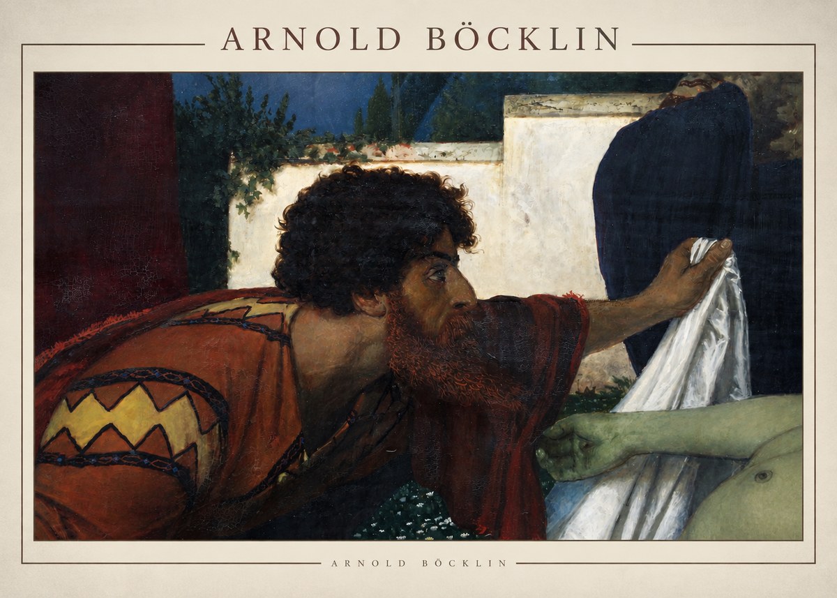Arnold Böcklin Compianto Sul Cristo Morto No5 - Affiche