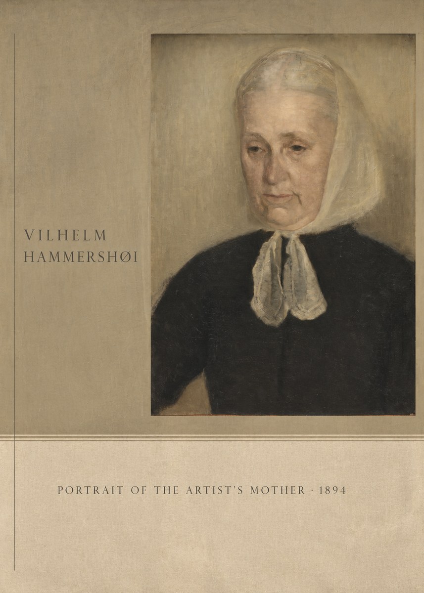 Vilhelm Hammershøi Portrait of the Artist's Mother · 1894 No5 - Affiche