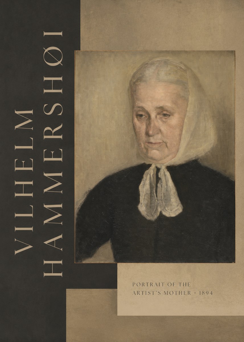 Vilhelm Hammershøi Portrait of the Artist's Mother · 1894 No6 - Affiche