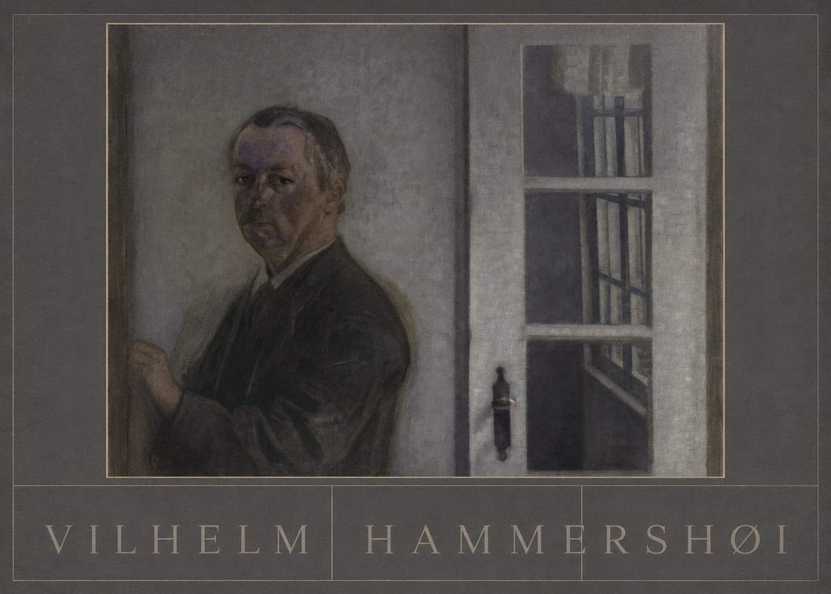 Vilhelm Hammershøi Self-portrait II No4 - Affiche