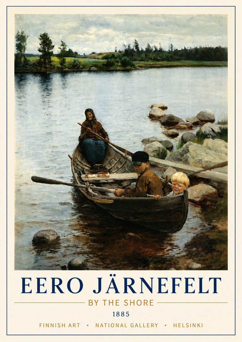 Eero Järnefelt By the Shore No4 - Affiche