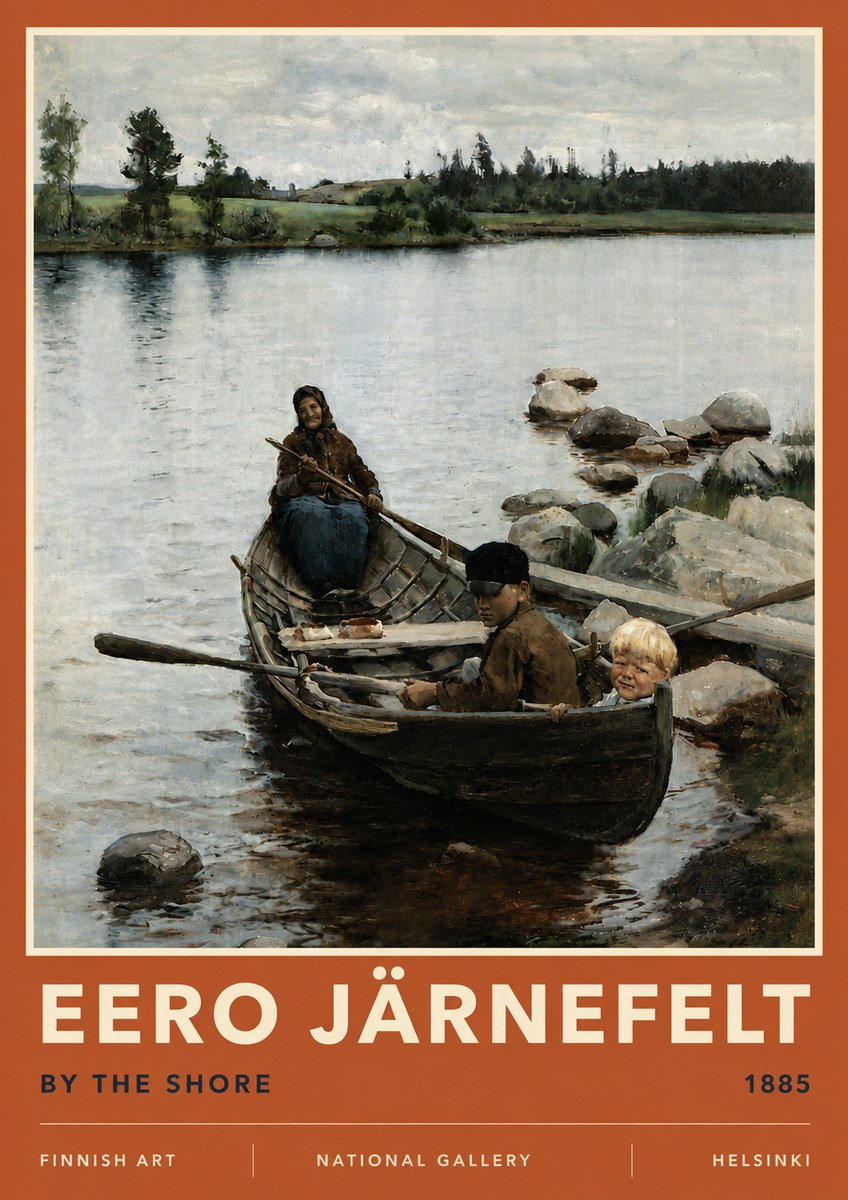 Eero Järnefelt By the Shore No5 - Affiche