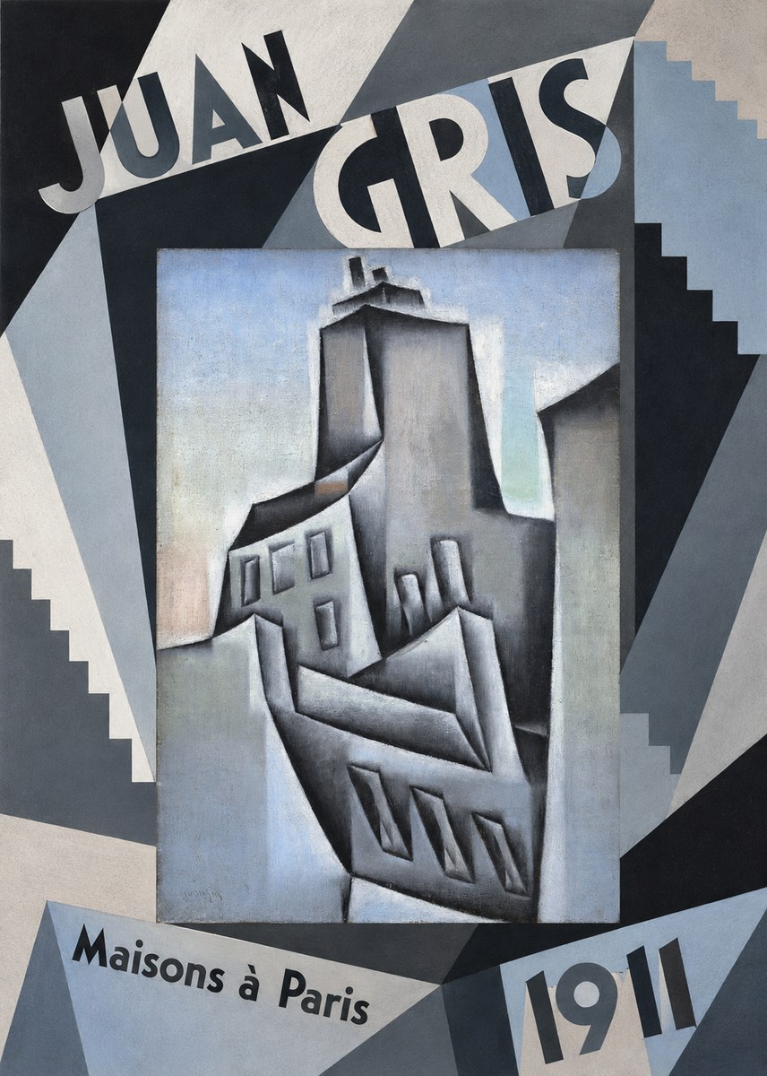 Juan Gris Maisons À Paris No5 - Affiche