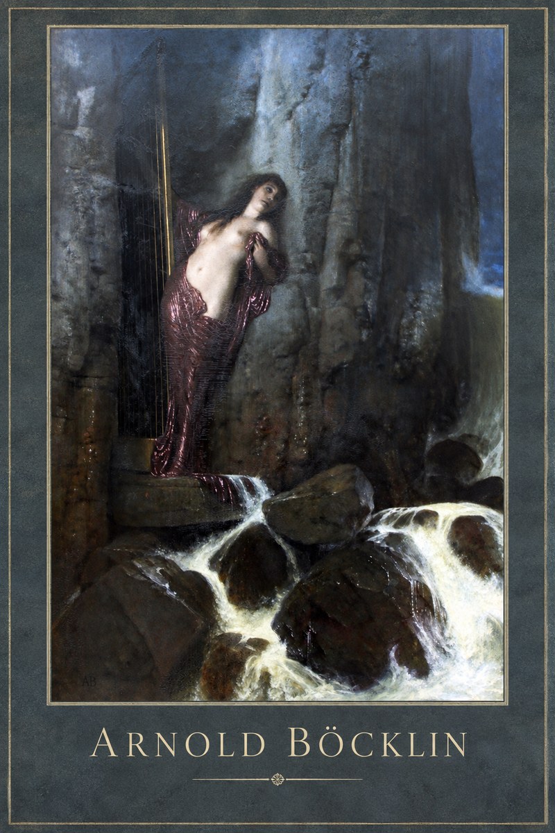 Arnold Böcklin The Spring No1 - Affiche