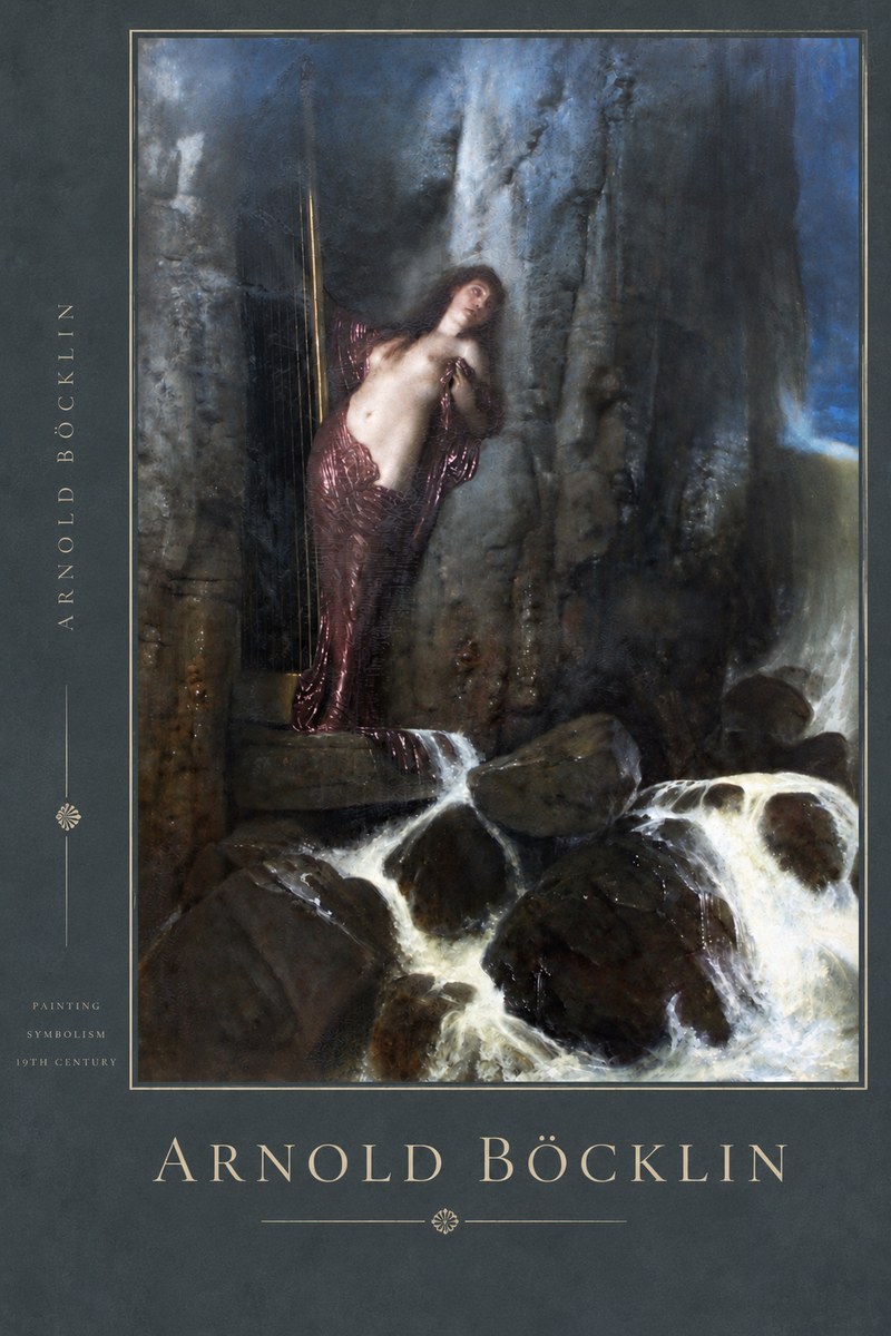 Arnold Böcklin The Spring No4 - Affiche