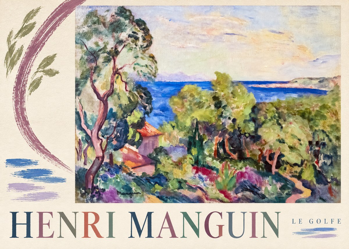 Henri Manguin Le Golfe No3 - Affiche