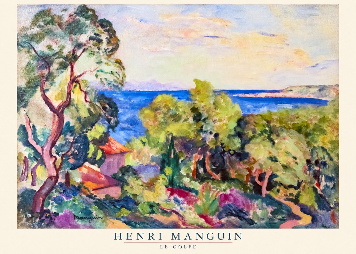 Henri Manguin Le Golfe No6 - Affiche