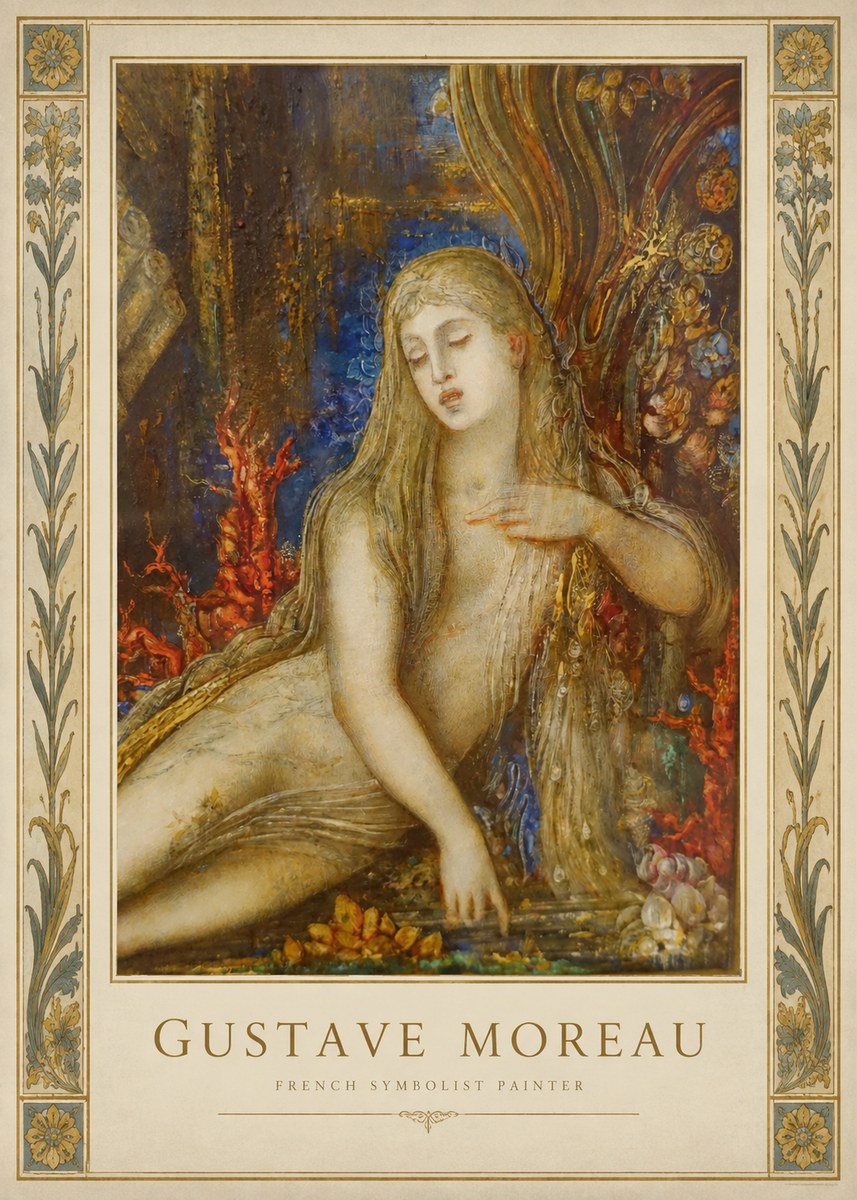 Gustave Moreau Galatea II No1 - Affiche
