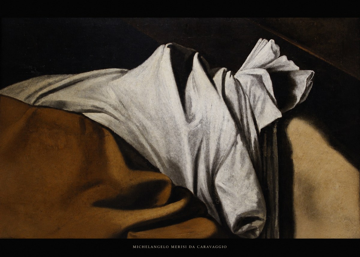 Michelangelo Merisi da Caravaggio Drapery Study No5 - Affiche