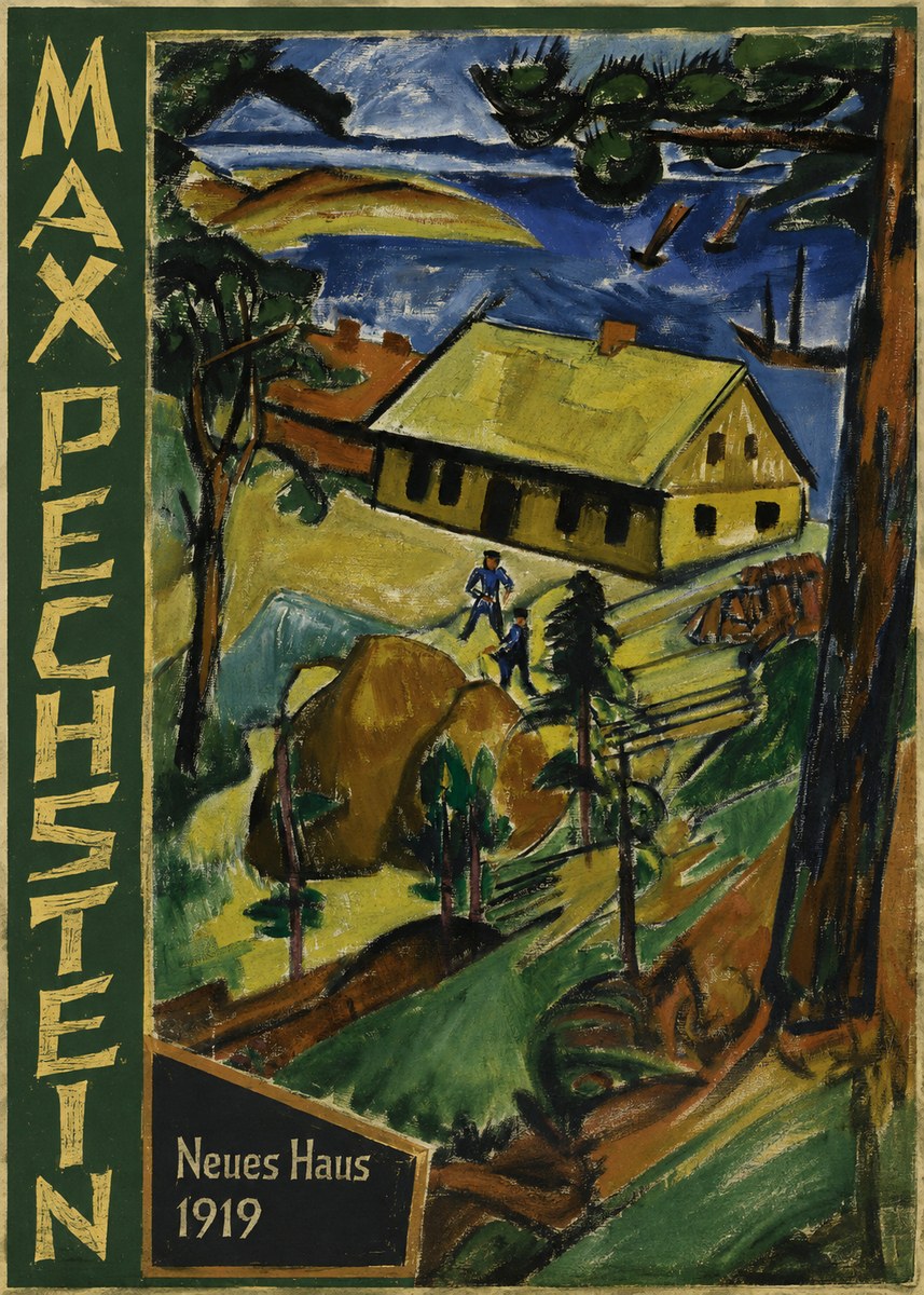 Max Pechstein Neues Haus No2 - Affiche