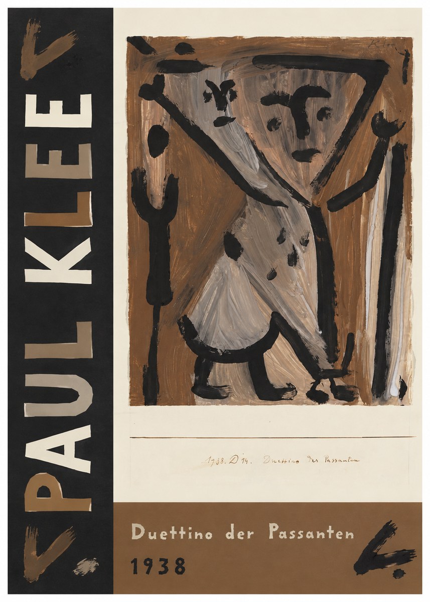Paul Klee Duettino Der Passanten No2 - Affiche
